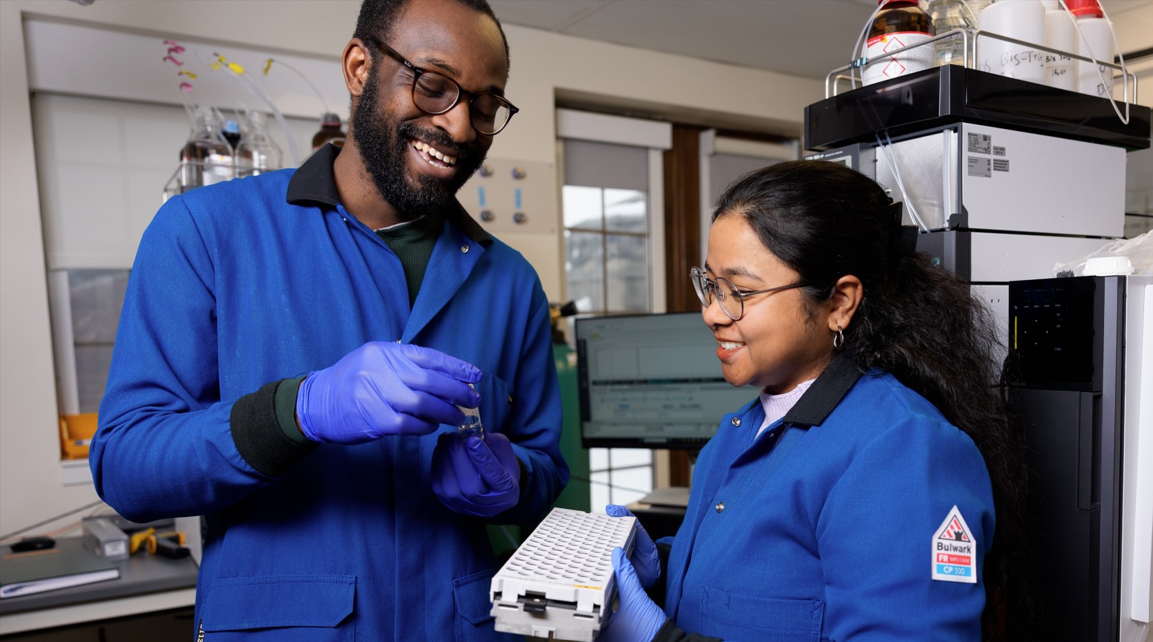 Scientists in the lab