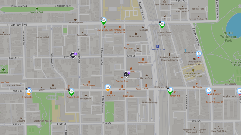 Maps of Divvy Bike Stations