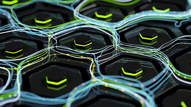 Abstract image of battery