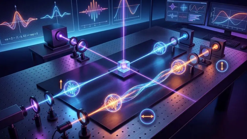 Illustration of optics table