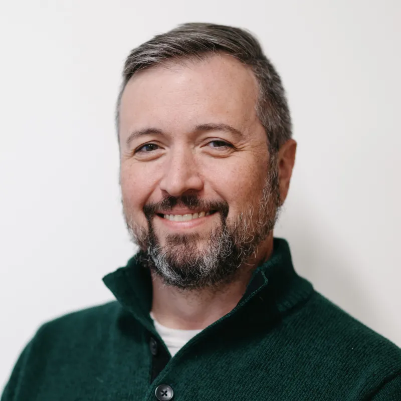 Portrait style photograph of Paul Dailing