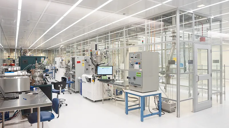 Interior shot of lab