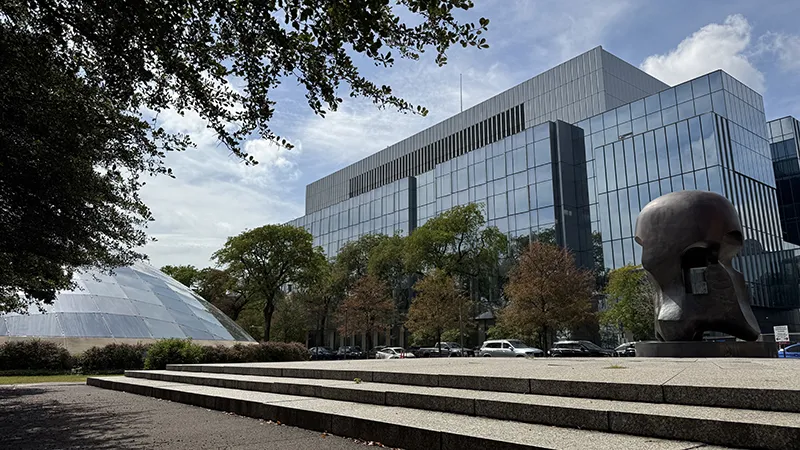 Exterior shot of ERC building