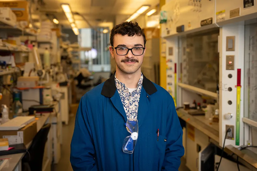 Sam Marsden in Rowan Lab - portrait shot