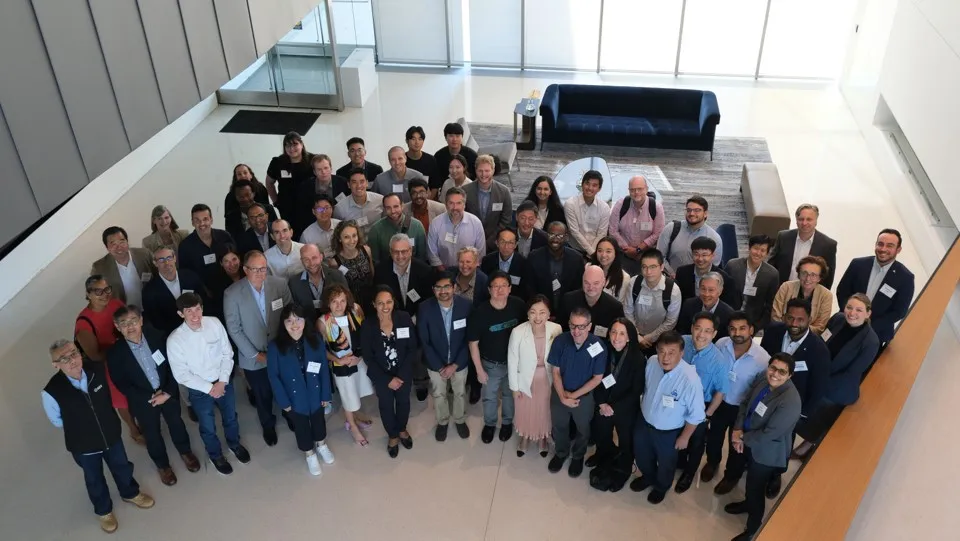 Group shot at launch of Energy Transition Network