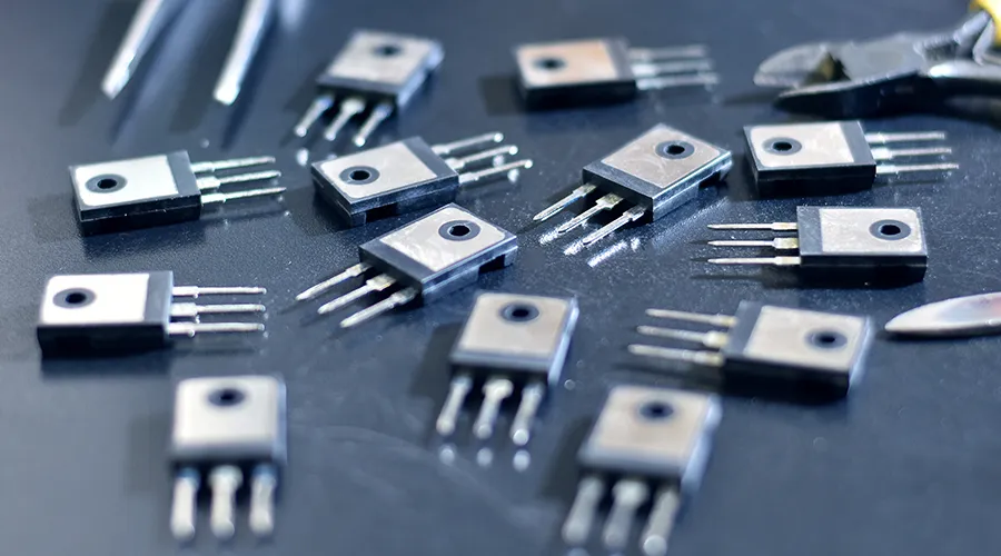 Field effect transistors on a table