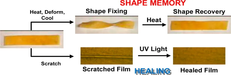 Shape memory flow diagram